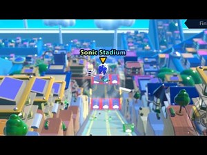 Neon Suit Sonic & City Escape Run - Sonic Rumble Gameplay