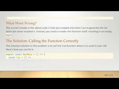 Exploring the Issue of React Functional Components Not Generating HTML