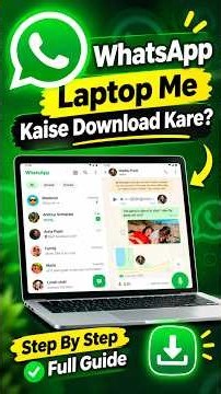 Laptop Me WhatsApp Kaise Chalaye | How To Download WhatsApp In Laptop |How To Use WhatsApp In Laptop