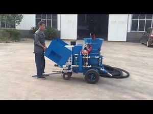 Electrical refractory gunning machine for cement & boiler industries