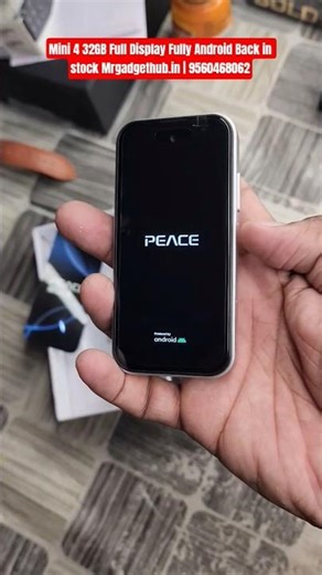 MINI 4 Android स्मार्टफोन, 32GB Full Display Back in stock #miniphone