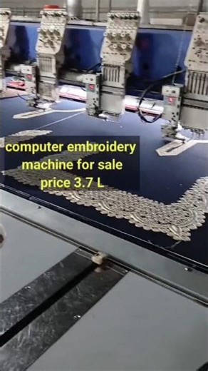 Second hand Computer Embroidery machine for sale |