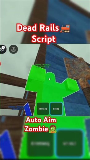 Dead Rails Script 🚂 - Auto Aim Zombie🧟 #roblox #deadrails #deadrailsscript #roblox #bloxfruit #fisch
