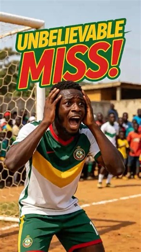 🤯 Nigeria Player MISSES AN EMPTY NET! How Is That Even Possible?!