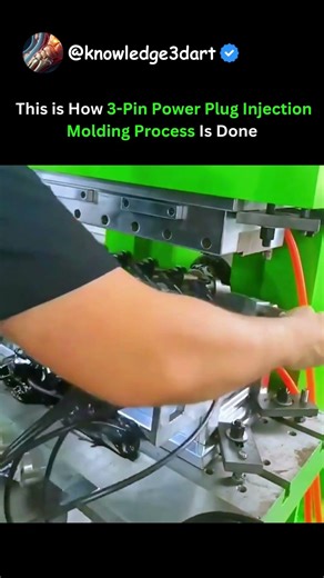 This is How 3-Pin Power Plug Injection Molding Process Is Done