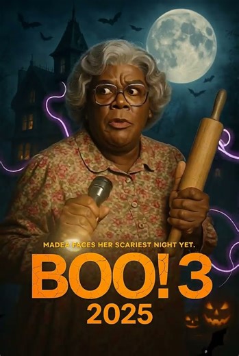 Boo! 3 (2025) | Tyler Perry’s Madea Returns | Official Trailer Concept #horrormovies #netflix