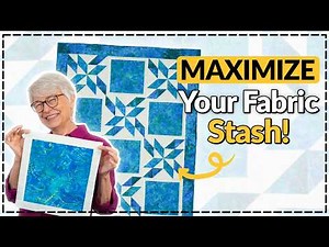 Easy STASH BUSTING Quilt Patterns for BIG Prints!