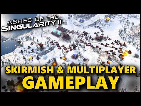 Exclusive alpha Gameplay of Ashes of the Singularity II a Massive scale base building RTS in 2025