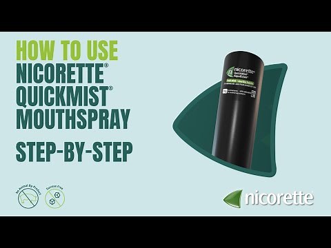 Step-by-step: How to use the NICORETTE® QuickMist® Mouthspray