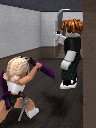 Funny Moments in Roblox MM2 with Fake Murder Dummy