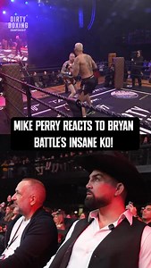 Mike Perry was going WILD during @bryanbattle68 fight! 😳😂 | Dirty Boxing Championship