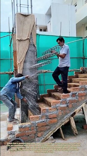 Rebar Stair Reinforcement Installation Trick
