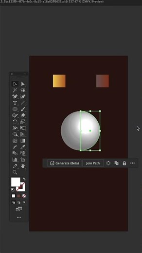 Adobe Illustrator Tutorial | Abstract Sphere Shape