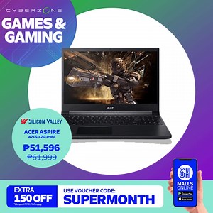 AweSM for editing and gaming! Experience the best of both worlds with the Acer Aspire A715-42G-R9F8. Get the fast, reliable, and high performance for less! Save P10,000 when you order this from SM Malls Online App, lowest price guaranteed! Get EXTRA ₱150 OFF, min spend ₱700, on your delivery orders when you use code SUPERMONTH upon checkout. Shop Now! https://click.smmallsonline.com/DFqS/gkh5ju8k | SM Deals | Facebook