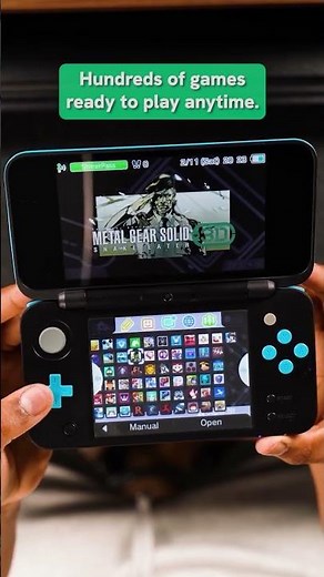 POV: You’ve got a 2DS XL loaded with tons of games 🎮🔥\n\nFrom Pokémon to Mario, there’s always somet
