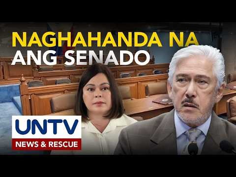 Mga senador, pinaghahanda na sa posibleng pag-akyat ng impeachment bid sa Senado