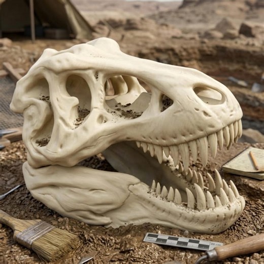 T-rex Skull STL File, Realistic Dinosaur Fossil Replica (digital Download) - Etsy