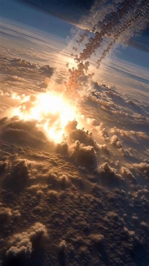 Imagine a big asteroid as this hitting the earth at high speed the video i make for you is an example to what will happen, really you don't want to be so close if that ever happen. I think the explosion on real life it will be much worse than this video. #AI | Nicholas Aristeidou