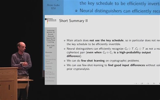 使用深度学习改进对减轮的Speck32/64的差分攻击