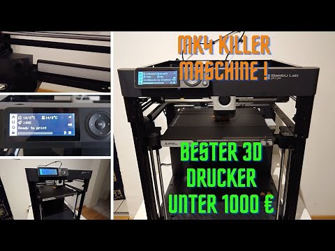 Bambu Lab P1P - Das MEGA XXL Review - 3D Drucker Test