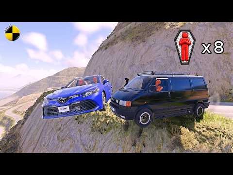 Realistic High-Speed Car Crashes in BeamNG.drive #182 | Ultra Detailed Crash Compilation