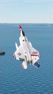 Insane F-22 Raptor Carrier Launch — Full Afterburner #automobile #aviation #msfs2020 #shortvideo