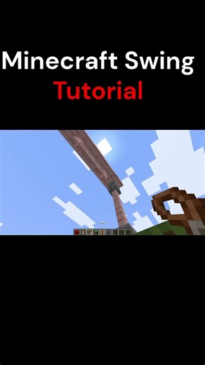 How to Build a Swing in Minecraft 😳