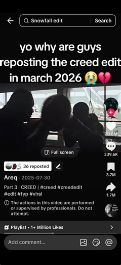 why are we reposting the creed edit in March 2026 its not even that good 😭😭😭 #meme #relatable #creed #edit #juggtok