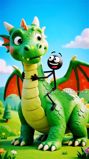 🐉 Stick Man rides a mighty dragon through the skies, facing danger and adventure at every turn! 🔥⚔️