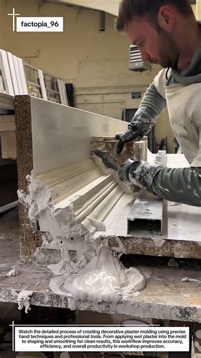 Precision Plaster Molding Process — Satisfying Craftsmanship & Professional Workshop Techniques