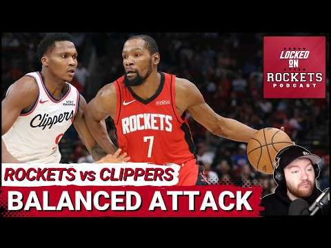 Rockets HANDLE Clippers As Kevin Durant & Alperen Sengun LEAD Houston's 2nd Half SURGE