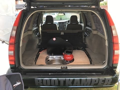 #VANLIFE . Car camper - The Bootkamper Volvo V70
