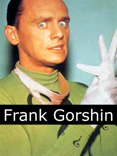 The Life and Death of Frank Gorshin #frankgorshin #actor #theriddler #films #tvshows