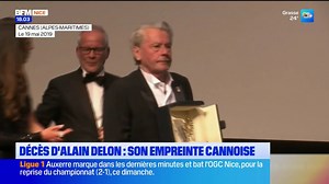 Cannes: Alain Delon laisse son empreinte dans la ville du cinéma | BFM Nice Côte d’azur