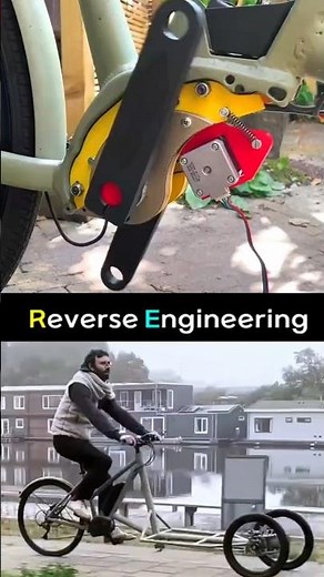 Electric Bike Made Using a 3D Scanner and Reverse Engineering