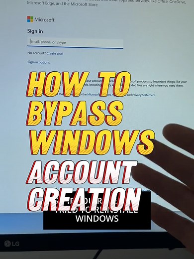 How to Install Windows with a Local Account Instead of Microsoft Account