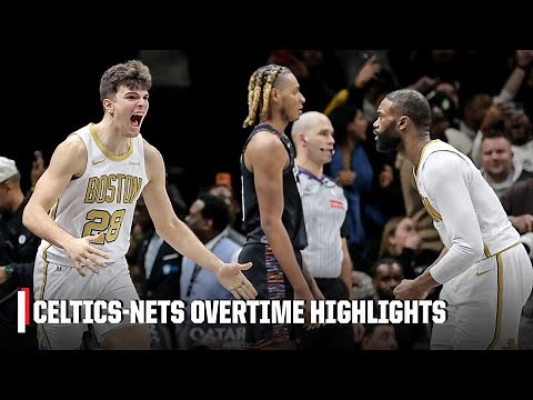 Thriller in Brooklyn 🍿 OT highlights from Celtics vs. Nets | NBA on ESPN