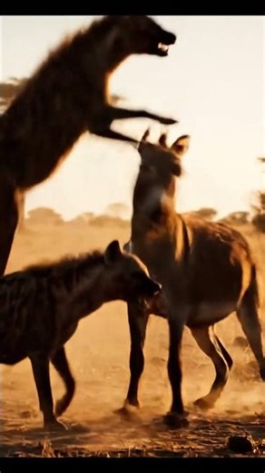 Unstoppable Donkey vs Hyenas – The Real King of the Savannah! 🦓🔥 Realistic Wildlife Battle