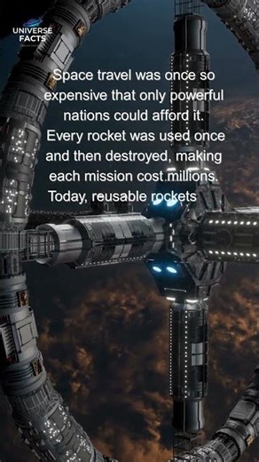 “Space travel becoming cheaper & faster”