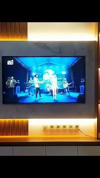 backdrop tv minimalis T 2,5m P 2,6m