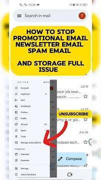 How to Unsubscribe from Emails in Gmail | Gmail how to unsubscribe from emails
