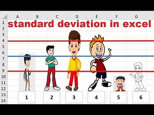 134 - #StandardDeviation in #Excel