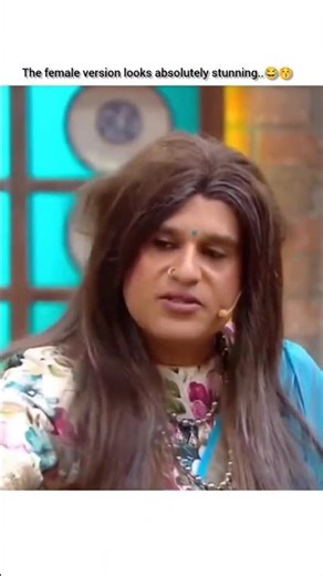 female version of Krushna 😂😚 #krushnaabhishek #laughterchefs #maletofemaletransition #funny #shorts