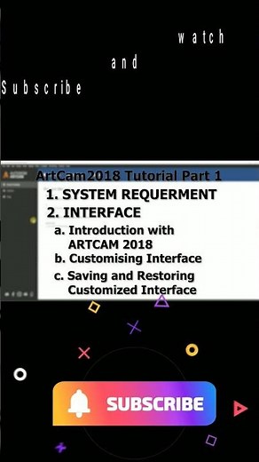 ArtCam Tutorial 1 #drawingtools #artcam #artcam2018 #interface #artcamtutorial #system