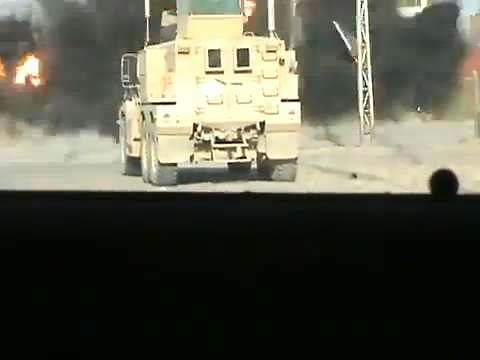 Convoy Captures IED Explosion in Iraq