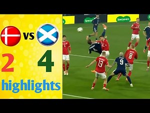 Scotland vs Denmark (4-2) – Full Match Highlights, Goals & Thrilling Football Battle!