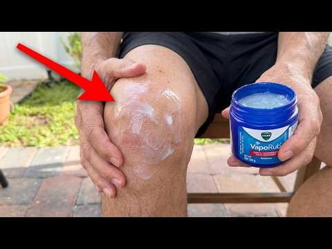 I Rubbed Vicks on My Knee for One Night… Look What Happened!