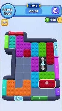 Beating Color Block Jam Level 1007 Without Boosters #puzzle #challenge