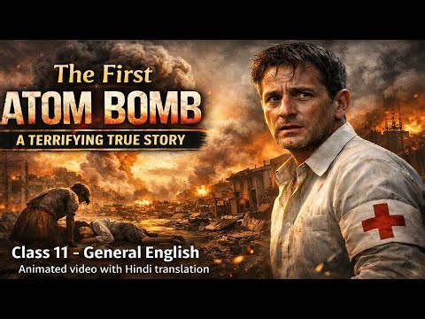 The First Atom Bomb | Marcel Junod | Hindi translation | Class 11th - General English (PSEB)