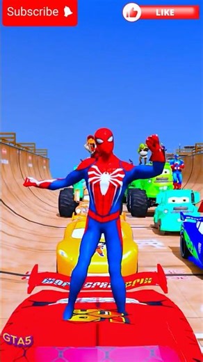 Epic Superhero Dance Challenge in GTA 5 | Spider-Man, Deadpool, Shrek & More